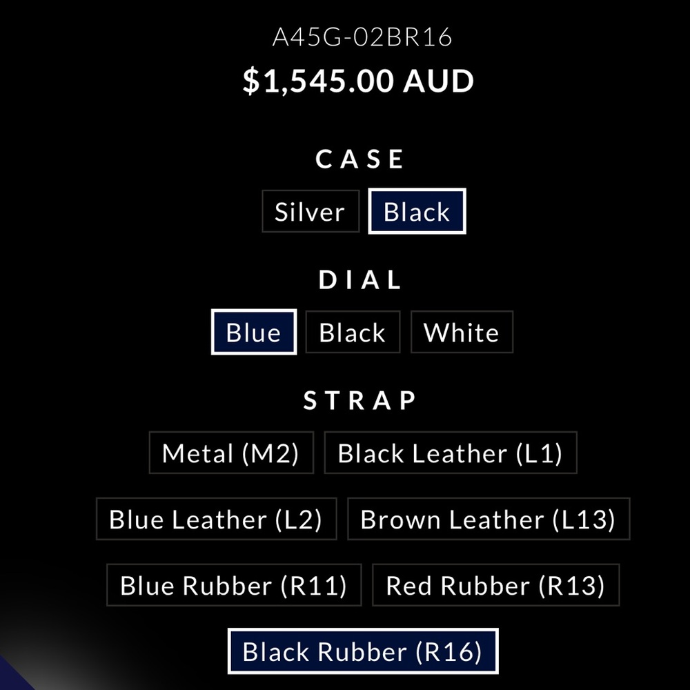 PANZERA Aquamarine 45 Automatic Wristwatch - Picture 9 of 11